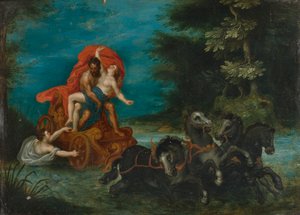 プロセルピナのレイプ 作： Jan the Elder Brueghel